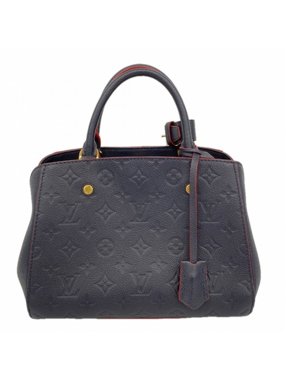 Louis Vuitton Handbag Monogram Empreinte Montaigne BB Marine